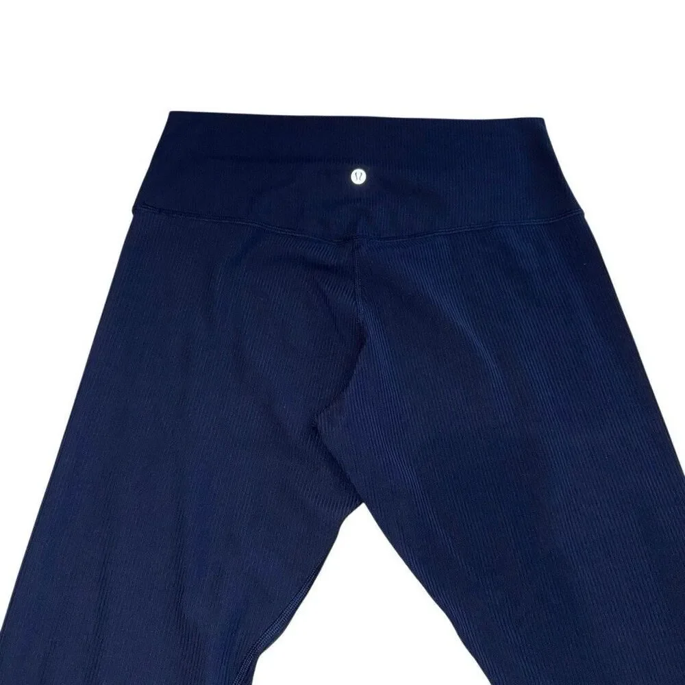 Lululemon Size 12 Align High Rise 23” Crop Pant Authentic Blue Twill